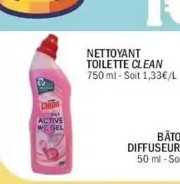 La Foir'Fouille Nettoyant toilette clean offre
