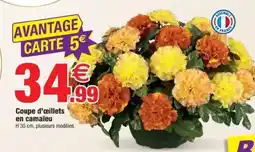 Bazarland Coupe d'œillets en camaïeu offre