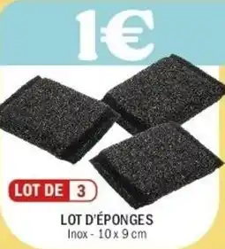 La Foir'Fouille Lot d'éponges offre