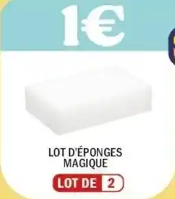 La Foir'Fouille Lot d'éponges magique offre