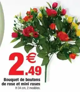 Bazarland Bouquet de boutons de rose offre