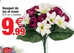 Bazarland Bouquet de lys et roses offre