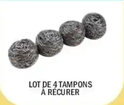 La Foir'Fouille Lot de 4 tampons à récurer offre