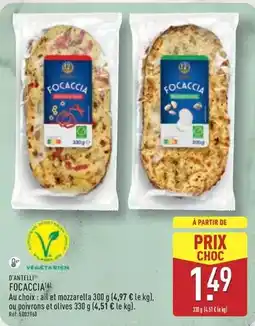 ALDI Focaccia offre