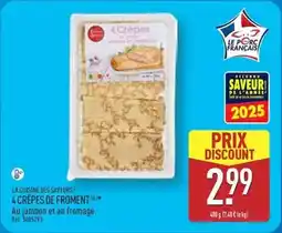 ALDI La cuisine des saveurs - 4 crepes de fromen offre