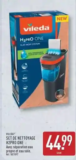 ALDI Vileda - set de nettoyage h2pro one offre