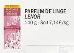 La Foir'Fouille Parfum de linge lenor offre