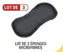 La Foir'Fouille Lot de 3 éponges microfibres offre