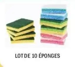 La Foir'Fouille Lot de 10 éponges offre