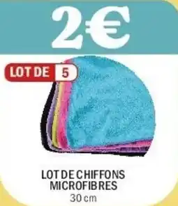 La Foir'Fouille Lot de chiffons microfibres offre
