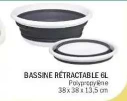 La Foir'Fouille Bassine rétractable offre