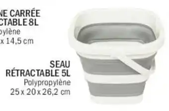 La Foir'Fouille Seau rétractable offre