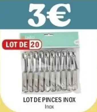 La Foir'Fouille Lot de pinces inox offre