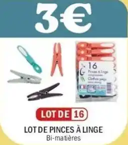 La Foir'Fouille Lot de pinces à linge offre