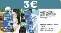 La Foir'Fouille Lessive liquide lenor soft ocean offre