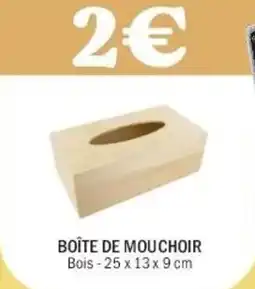 La Foir'Fouille Boîte de mouchoir offre