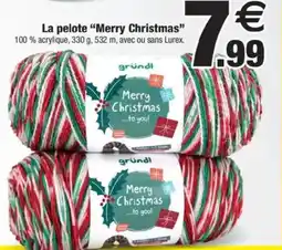 Bazarland La pelote "Merry Christmas" offre