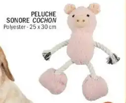 La Foir'Fouille Peluche sonore cochon offre