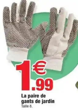 Bazarland La paire de gants de jardin offre