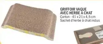 La Foir'Fouille Griffoir vague avec herbe à chat offre