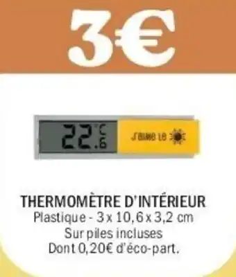 La Foir'Fouille Thermomètre d'intérieur offre