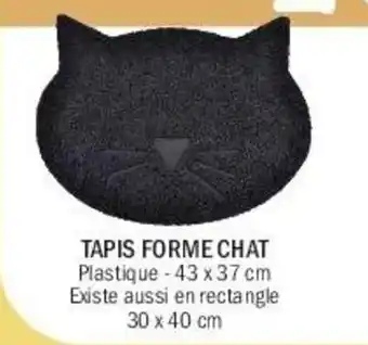 La Foir'Fouille Tapis forme chat offre