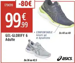 Intersport ASICS Gel-glorify 6 adulte offre