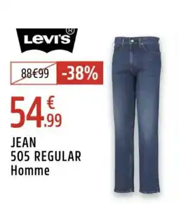 Intersport LEVI'S Jean 505 regular homme offre