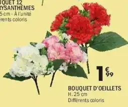 La Foir'Fouille Bouquet d'oeillets offre