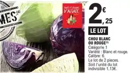 E.Leclerc Express Chou blanc ou rouge offre