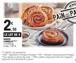 E.Leclerc Express Danish cannelle offre