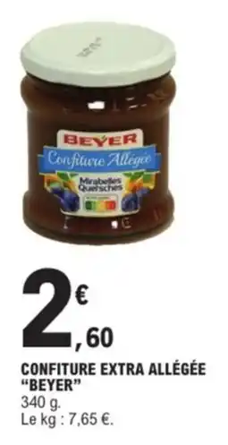 E.Leclerc Express BEYER Confiture extra allégée offre