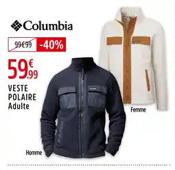 Intersport COLUMBIA Veste polaire homme offre
