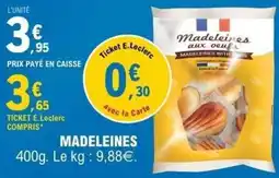 E.Leclerc Madeleines offre