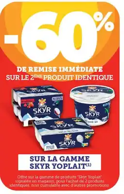 Bi1 SKYR YOPLAIT Sur la gamme offre