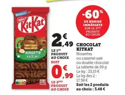 Bi1 KITKAT Chocolat offre