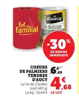 Bi1 D'AUCY Coeurs de palmiers tendres offre