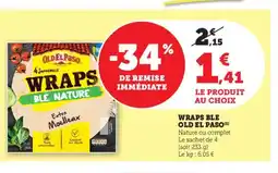 Bi1 OLD EL PASO Wraps ble offre