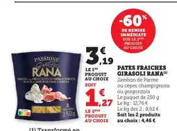 Bi1 RANA Pates fraiches girasoli offre