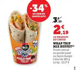 Bi1 MIX BUFFET Wrap tip offre
