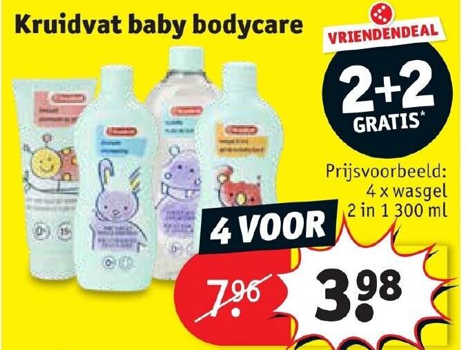 Promo Kruidvat baby bodycare chez Kruidvat