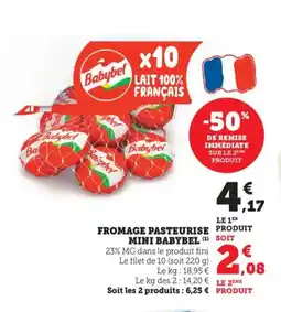 Bi1 MINI BABYBEL Fromage pasteurise offre