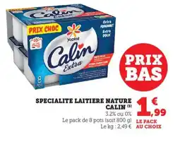 Bi1 CALIN Specialite laitiere nature offre