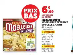 Bi1 MARIE Pizza crousti moelleuse extreme surgelee offre