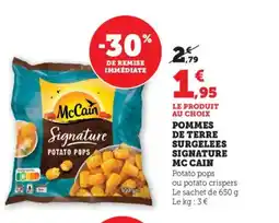 Bi1 MC CAIN Pommes de terre surgelees signature offre