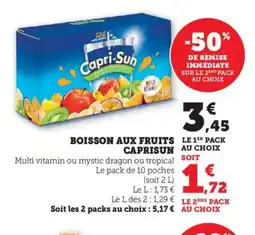 Bi1 CAPRISUN Boisson aux fruits offre