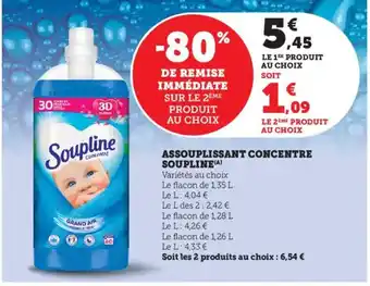 Bi1 SOUPLINE Assouplissant concentre offre