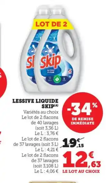 Bi1 SKIP Lessive liquide offre