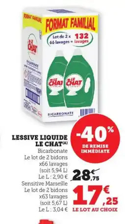 Bi1 LE CHAT Lessive liquide offre