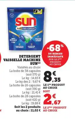 Bi1 SUN Detergent vaisselle machine offre